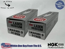 NGK Genuine OEM Authentic Spark Plugs LMAR8BI-9 - 2 PACK