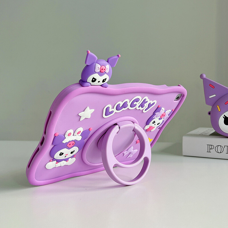 For Apple iPad mini56 Kuromi Taipa Silicone Soft 360