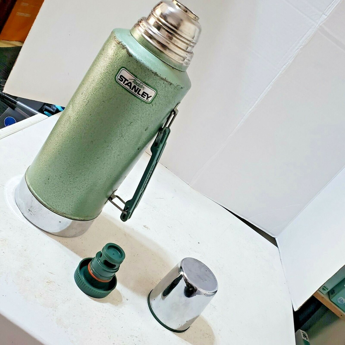 Stanley Stainless Steel Thermos Vintage Aladdin Half Gallon Made