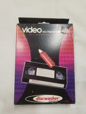 Discwasher Digital VHS Video VCR Head Cleaner Wet Cleaning System New Open Box