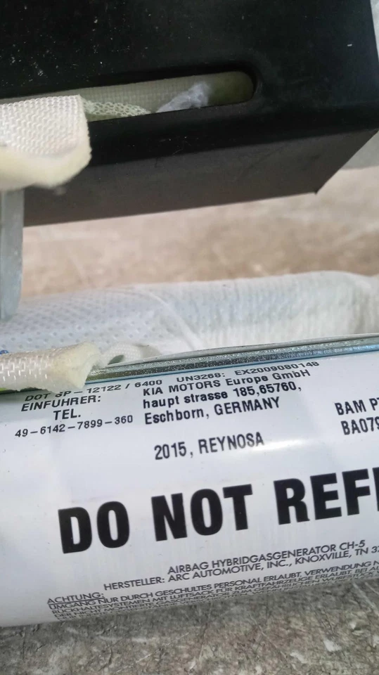 2016 KIA SOUL Curtain Air Bag Right Silver 250985 Used 91K Miles OEM Foto 2 de 3