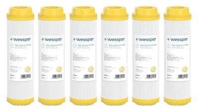 WESSPER 6x Wasserfilter Kartusche 10" Antikalk Patrone Kalkfilter Wasserenthärtung