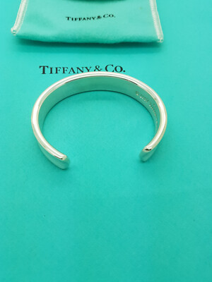 Tiffany & Co. 1837 RARE 12 mm Cuff Bracelet in Sterling Silver | eBay