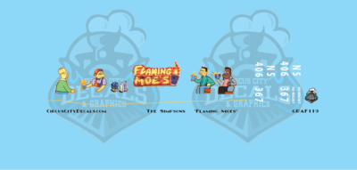 #ad The Simpsons Flaming Moes Graffiti N Scale NS Boxcar 406367 Decal Set $12.97