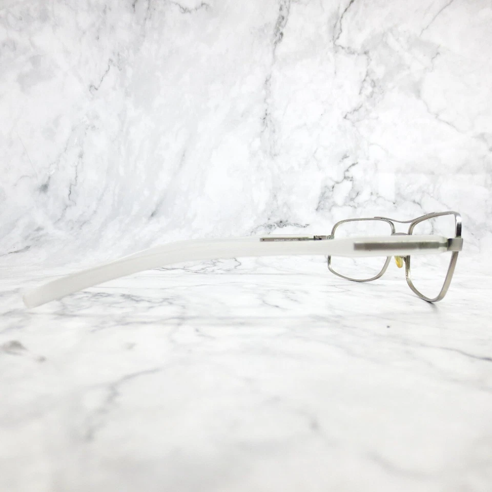 Gafas de sol Prada SPR 54E 1AP-3O1 plateadas blancas aviador montura completa 53-18-145 Foto 3 de 4