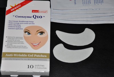 MAX2 Coenzyme Q10 Under Eye Pads Patches x 100 Eyelash Extension