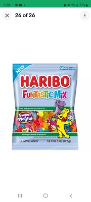 Haribo Gummy Chewy Sour Candy  5.oz Lot Of 5 Exp:04/2025