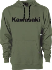 Factory Effex Kawasaki Squad Pullover Hoodie XL Army Green 26-88106