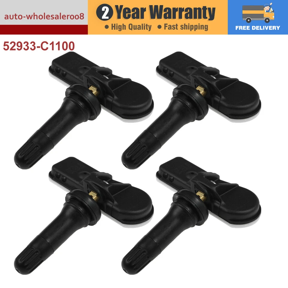 4X Sensor de presión de neumáticos TPMS para Hyundai IX25 Tucson I40 IX35 Sonata 2014-2018 Foto 2 de 4