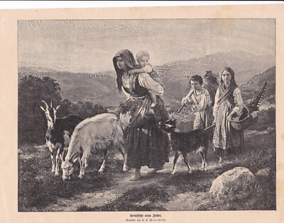 F.E. Meyerheim  1913 '' Heimkehr vom Felde ''  Druck aus Publikation 1913
