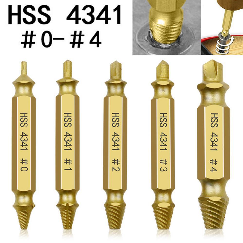 Amtech 5-Piece Screw Extractor Set – 3-14mm, Broken Bolt Remover, Drill Bits, TK-S0900