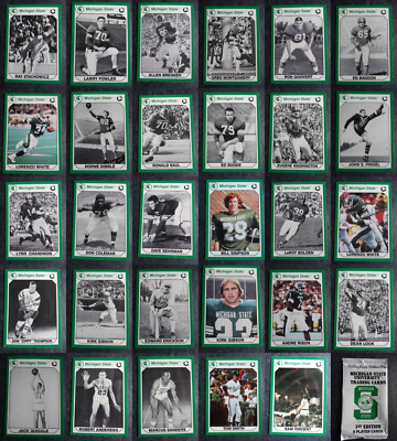 1990 Collegiate Collection Michigan State Football Card Complete Your Set U Pick