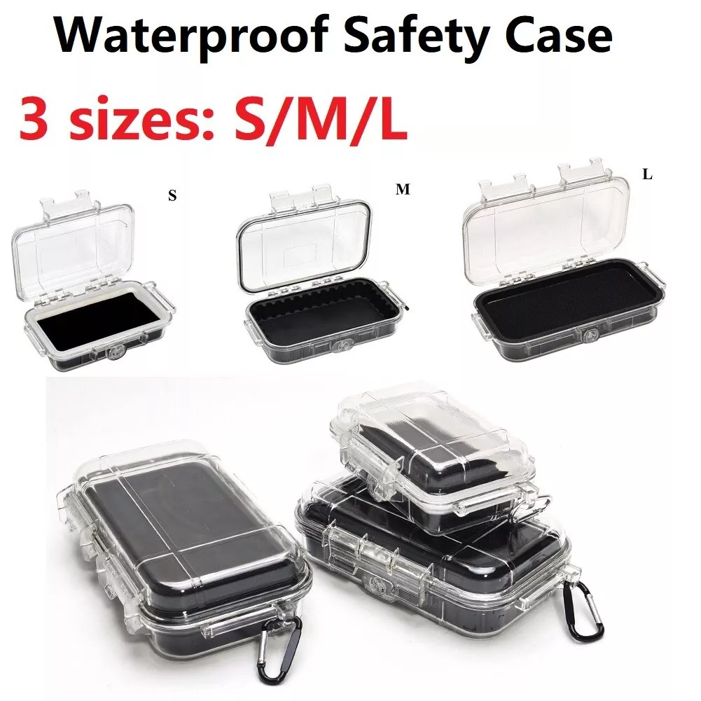 Sealed Waterproof Case with Rubber Sponge Interior for Miniature