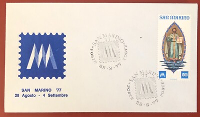 SAN MARINO - FDC - 1977 - Hundertjahrfeier der ersten Briefmarken von San Marino