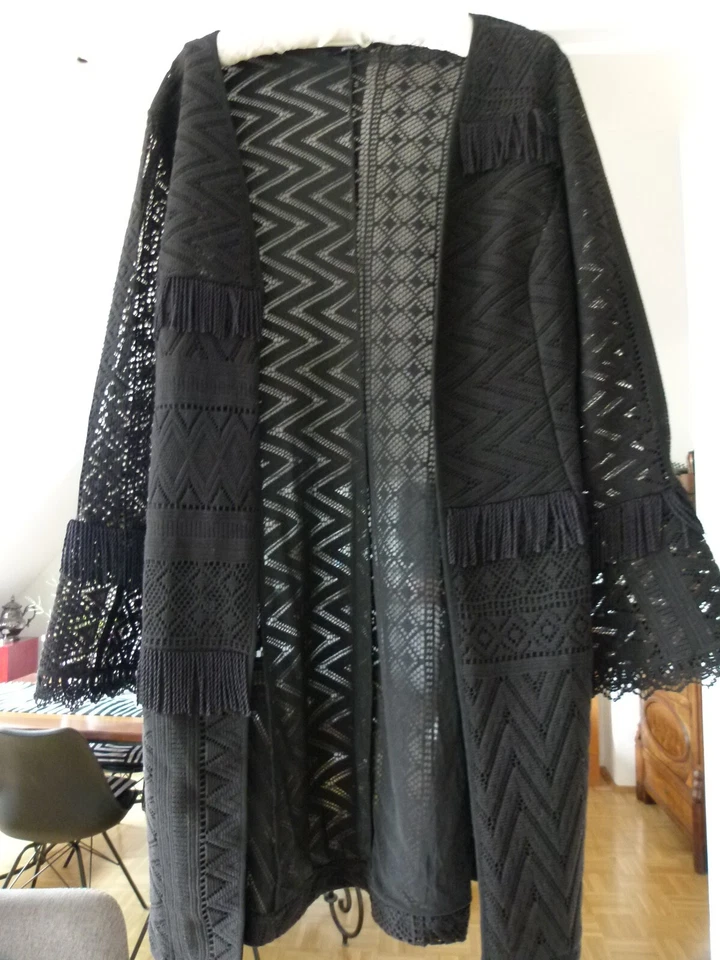 BIBA by Escada Strickmantel, Longjacke Gr. M 38 wie neu Joseph Dear - Bild 2 von 4
