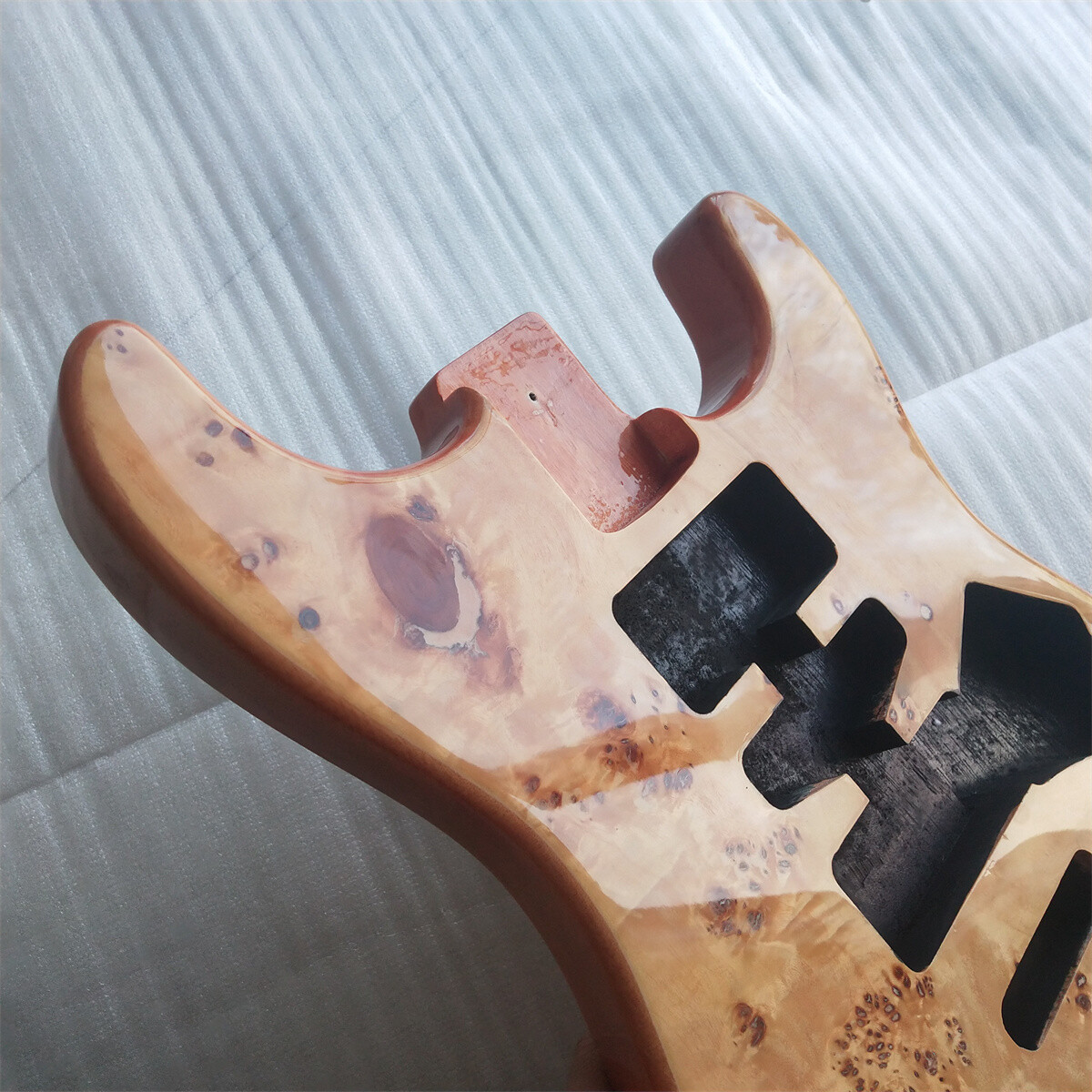 New Guitar Body Replacement Mahogany Gloss Paint Guitar Body ST Style