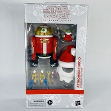 Star Wars The Black Series Astromech Droid Holiday Edition Christmas Santa Grogs