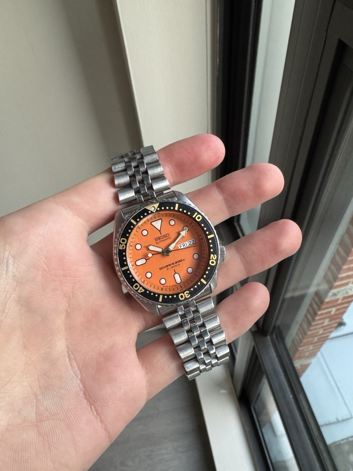 Seiko Orange SKX011J - Serviced 🐼☀️🤿