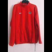 Auburn Tigers Under Armour Pullover Men's Size Large Orange