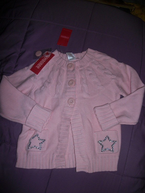 NWT Gymboree ~School Girls Rock ~Pink Star Sweater - Size 7