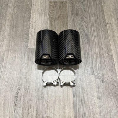 M PREFORMANCE CARBON FIBRE EXHAUST TIP [BLACK] - M135i M140i 235i 240i 340i 440i