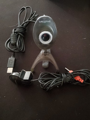 Creative Labs N10225 USB 2.0 Corded Webcam PD1130 w. Clip 