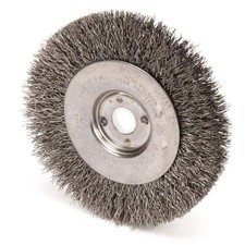 Weiler Crimped Wire Wheel Wire Brush, Threaded Arbor 96008 Weiler 96008