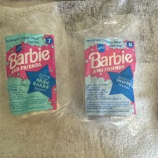 Mattel Barbie and Friends Bride Barbie  Bridesmaid Skipper McDonald's 1994 Toys