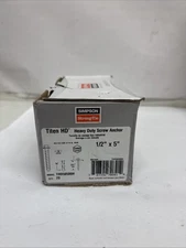 Simpson Strong-Tie THD50500H 1/2" x 5" Titen HD Heavy Duty Screw Anchors 20/pk