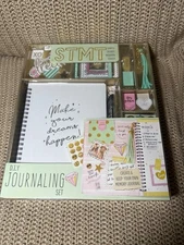 STMT Simple Trendy Modern Touch DIY Journaling Set Journal Stickers Tape & More
