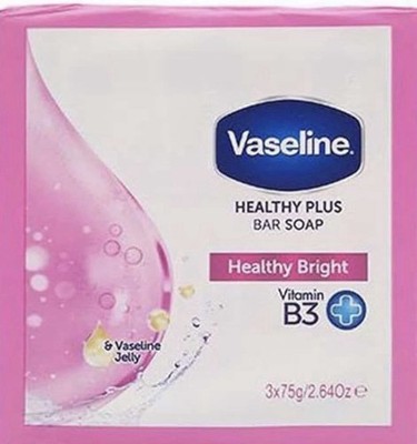 Vaseline Healthy Plus Bar Soap Healty Bright - 3 x 75 gram