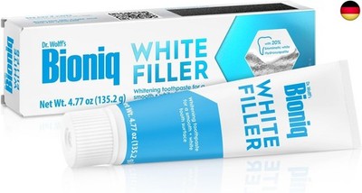 Bioniq  White Filler Zahnpasta - 100 ml   Sanfte Whitening-Zahncreme mit Hy