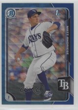 2015 Bowman Chrome Prospects Blue Wave Refractor Matt Andriese #BCP67 x9h