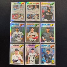 🔌IU 2026 TOPPS HERITAGE BASEBALL CHROME REFRACTOR ABNER PINTARO CAMERON LOT9