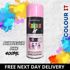 All Purpose Spray Paint Aerosol Matt Gloss Satin Primer Metal Wood Plastic 400ml