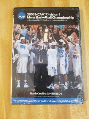 NEW 2005 NCAA Division 1 Mens Basketball Championship UNC v Illinois DVD Sealed