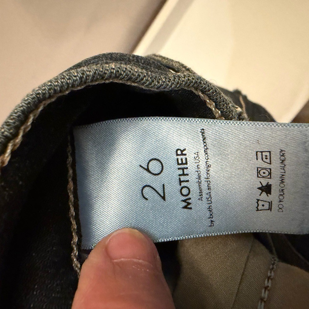 Mother "The Pixie Dropout" Button Fly Distressed … - image 12