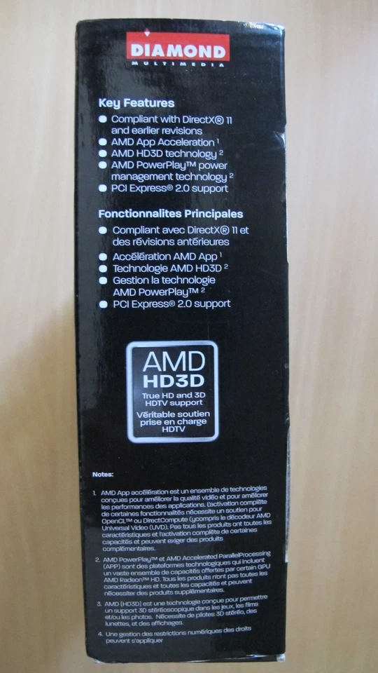 ATI Radeon HD 6450 (6450PE31G) 1GB/1GB GDDR3 SDRAM PCI Diamond Multimedia AMD - Image 3 of 4