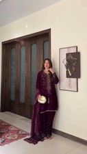 Exclusive 3 Piece Roman Glass Kurta Palazzo With Dupatta For Women