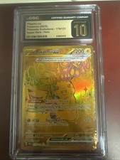 CGC Pristine 10 Pikachu ex SIR 179/131. Prismatic Evolutions. Pokemon TCG.