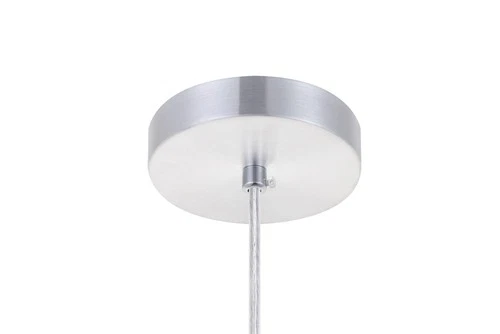 Living District Circa 1 Light Transitional Aluminum Pendant in Black - Picture 8 of 9