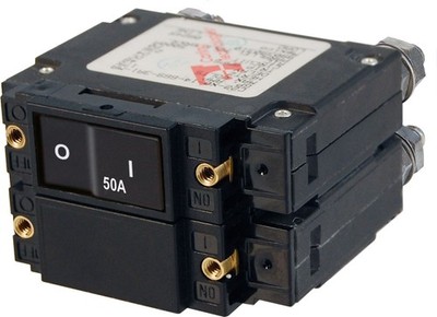 Blue Sea - 7561-BSS Circuit Breaker C2FLAT Rocker50A AC (1EA)