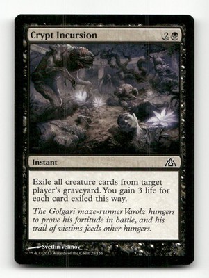Crypt Incursion Dragon's Maze #23 Magic the Gathering