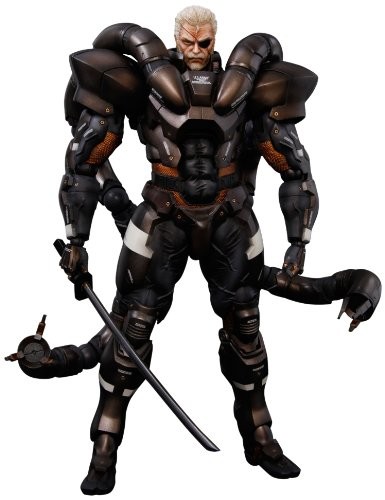 Square Enix Play Arts Kai Metal Gear Solid 2 SONS OF LIBERTY Solidus Snake NUOVO - Foto 1 di 6