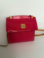 Dooney Bourke Patent Leather Satchel Bag Pink Fuchsia Crossbody NWOT