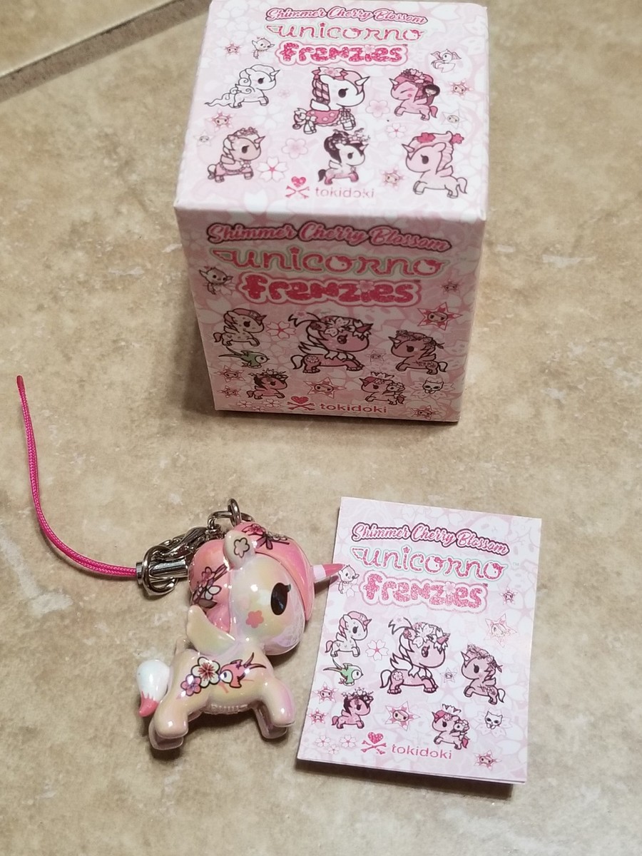 Tokidoki Shimmer Cherry Blossom Unicorno Frenzies Phone Charm