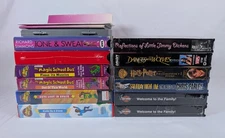Lot of 12 Mixed VHS Tapes ( Magic School Bus, Harry Potter,SNL )
