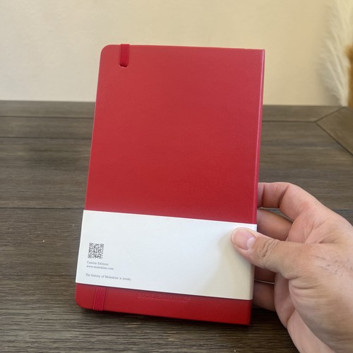 Brand New Red Moleskine Legendary Notebook 5" x 8.25" Custom Quora - Picture 3 of 5
