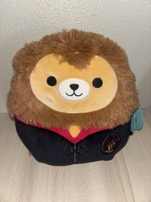 Original Squishmallows Harry Potter Gryffindor Lion in Coat 8" Plush 2025 w/ Tag