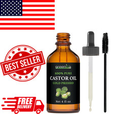 GREENIVE -100 PURE CASTOR OIL - ORGANICALLY GROWN - COLD PRESSED - HEXANE FREE